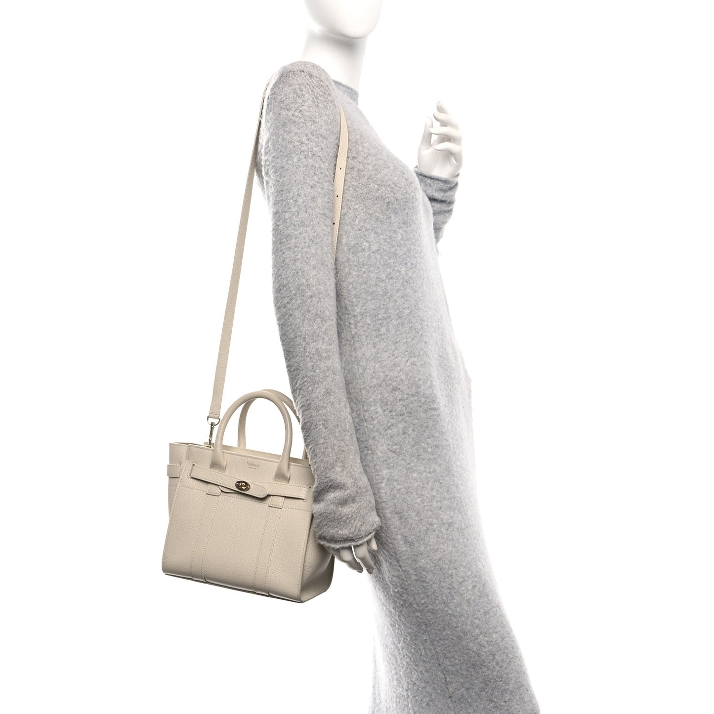 Small Classic Grain Mini Zipped Bayswater Chalk