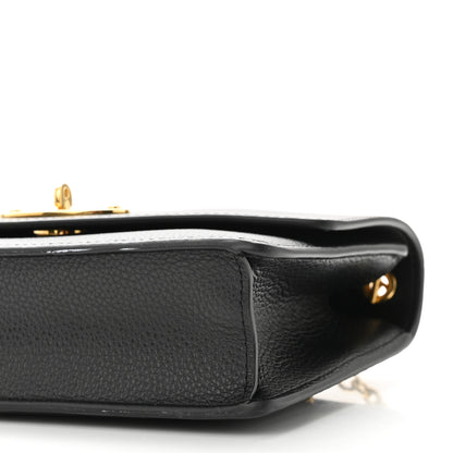 Mulberry Small Classic Grain Calfskin Small Darley Black 9 of 10