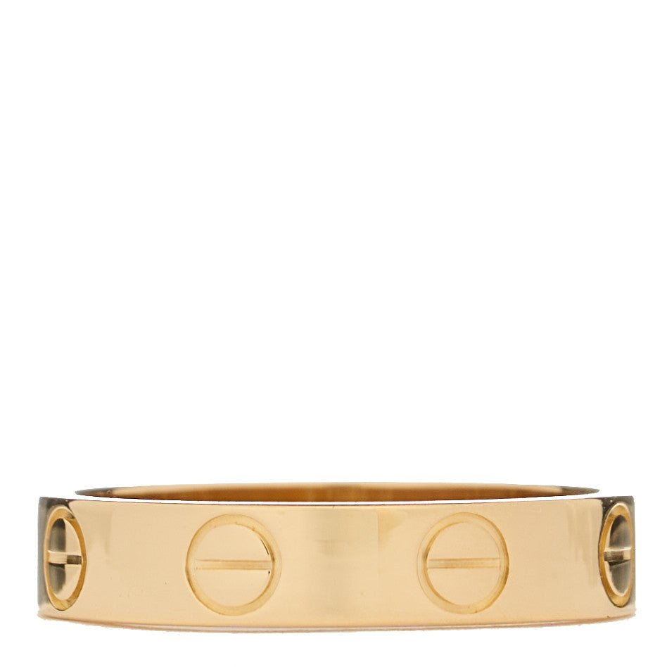 18K Yellow Gold 3.5mm LOVE Wedding Band Ring 47 4
