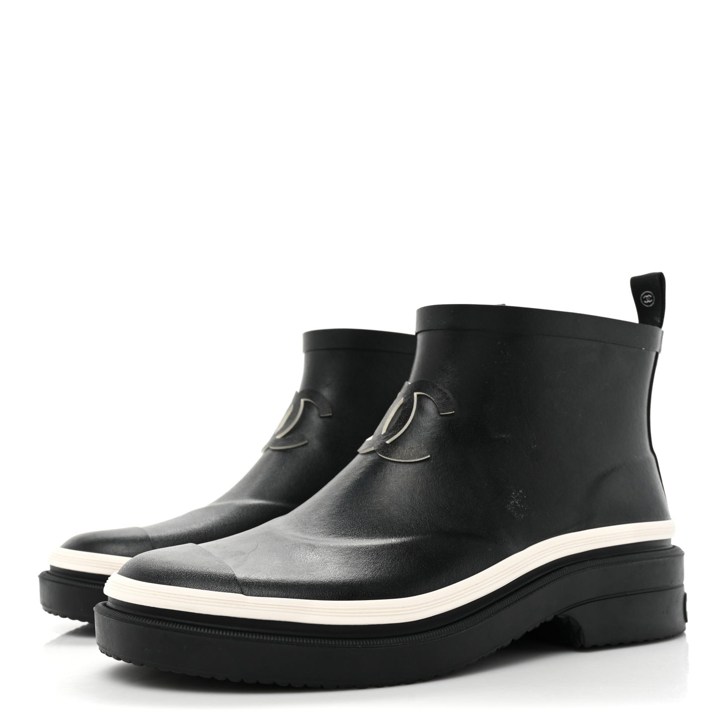 Rubber CC Short Rain Boots 38 Black