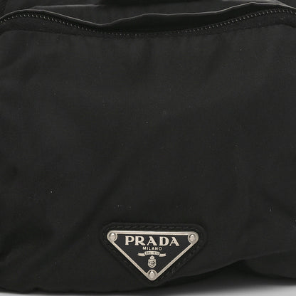 Prada Nylon Metal Triple Pocket Belt Bag Black 7 of 9
