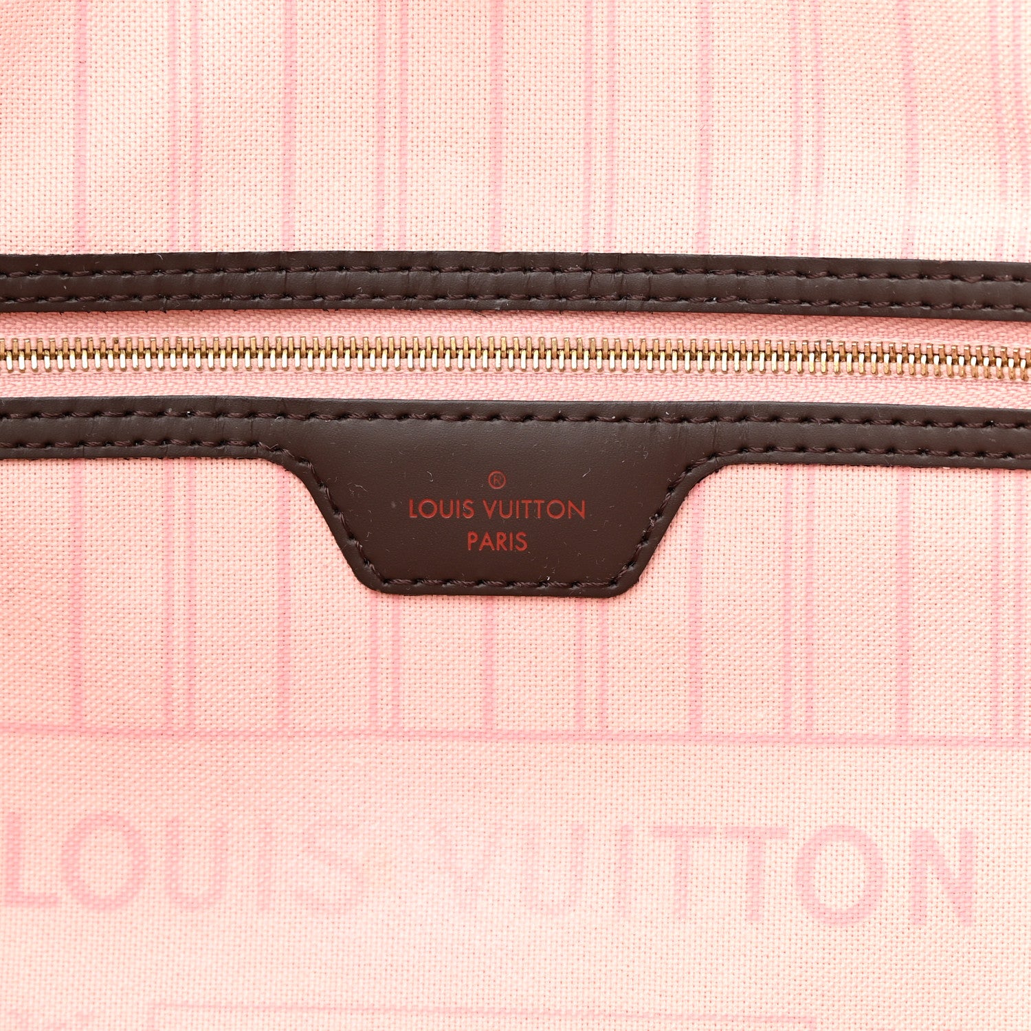 Louis Vuitton Damier Ebene Neo Neverfull MM Rose Ballerine 7 of 19