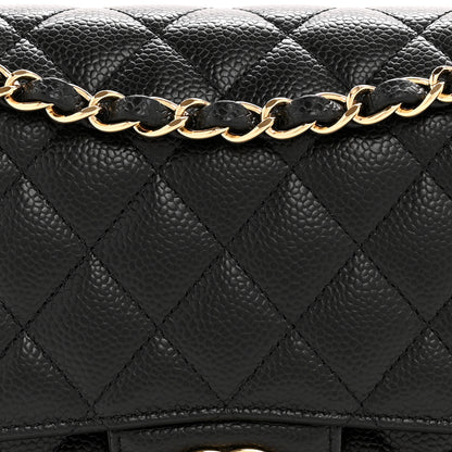 Chanel Caviar Quilted Medium Double Flap Black 8 of 13