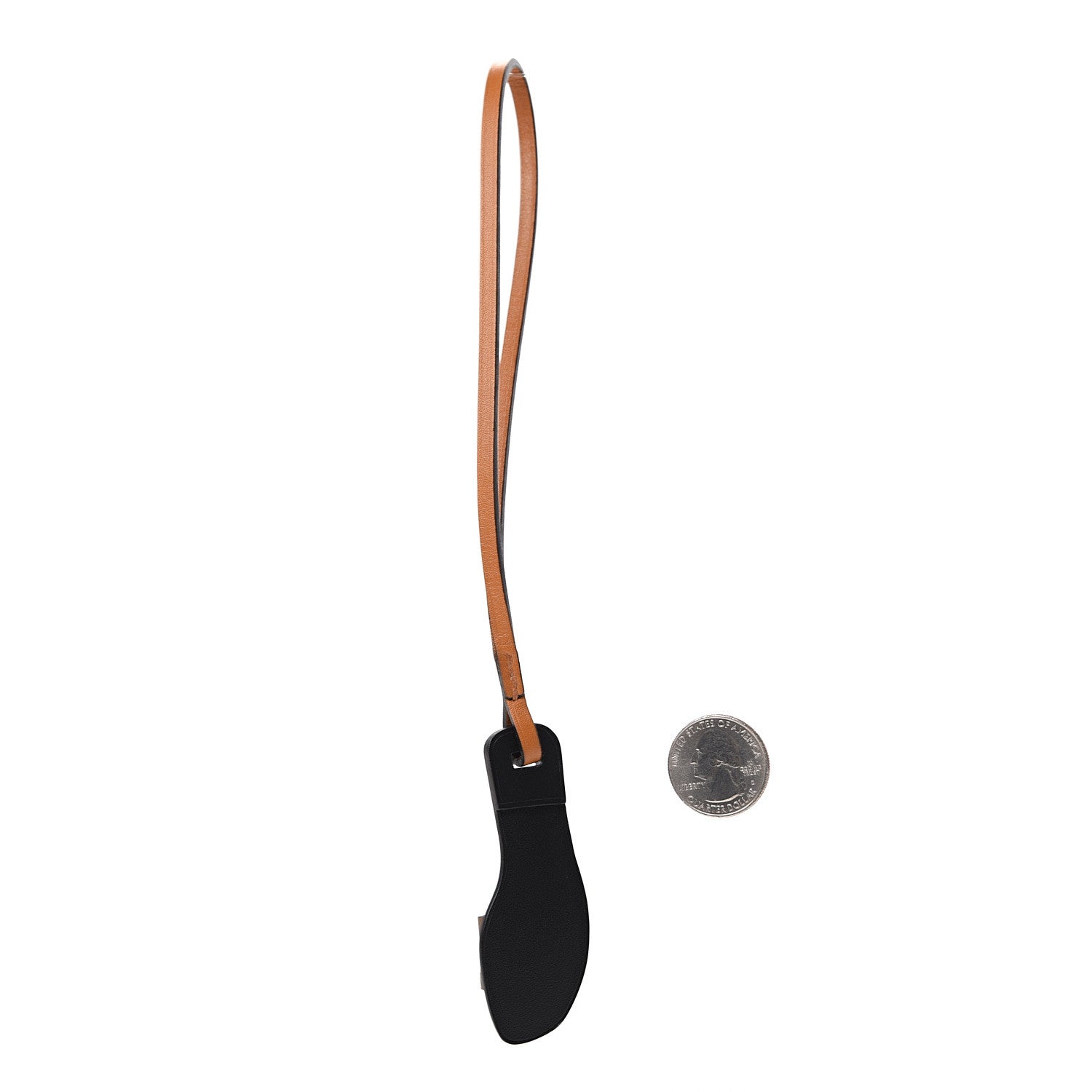 Hermes Epsom Butler Calfskin Hunter Oran Nano Bag Charm Etoupe 2 of 5