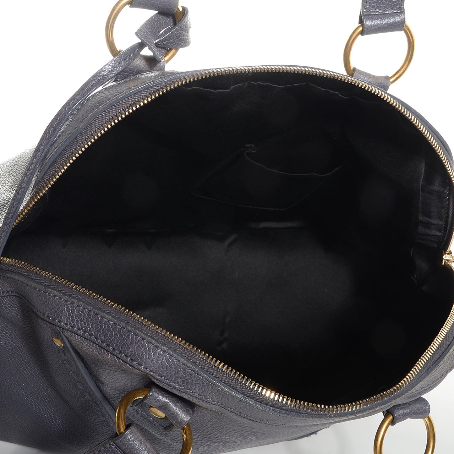 Leather Large Muse Gray