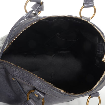 Saint Laurent Leather Large Muse Gray 6 of 11