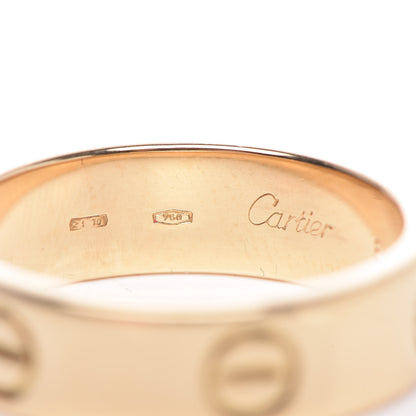 Cartier 18K Yellow Gold 5.5mm LOVE Ring 58 8.25 4 of 6