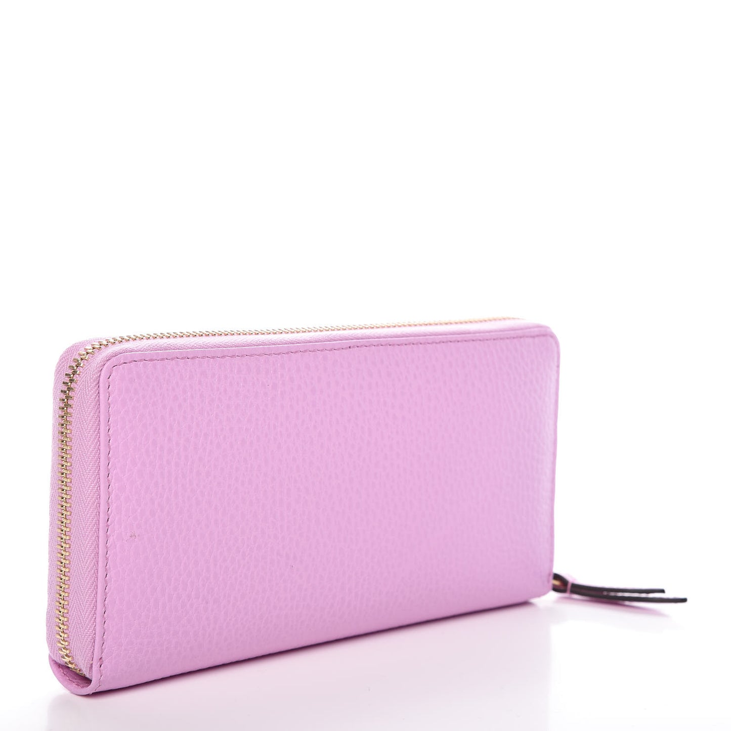 Dollar Calfskin GG Marmont Bosco Zip Around Wallet Malva