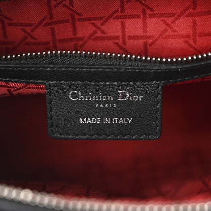 Christian Dior Lambskin Cannage Large Lady Dior Black 6 of 10