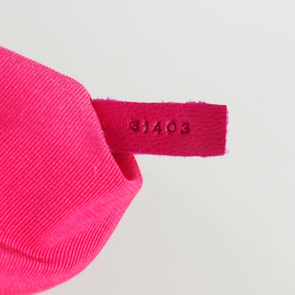 Lanvin Lambskin Quilted Mini Happy Pop Crossbody Fuchsia 8 of 8