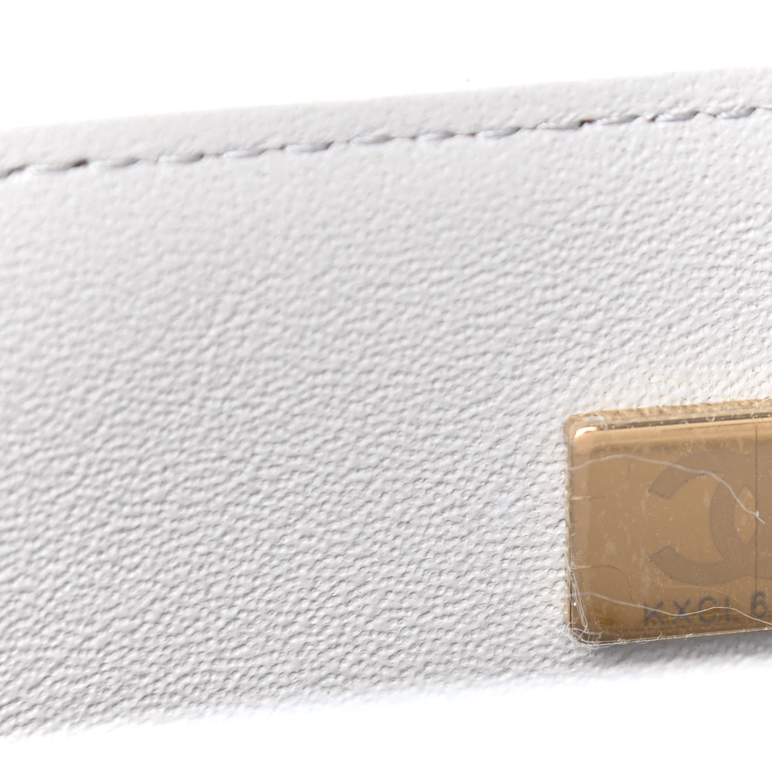 Chanel Lambskin Quilted Mini Top Handle Rectangular Flap Grey 7 of 12