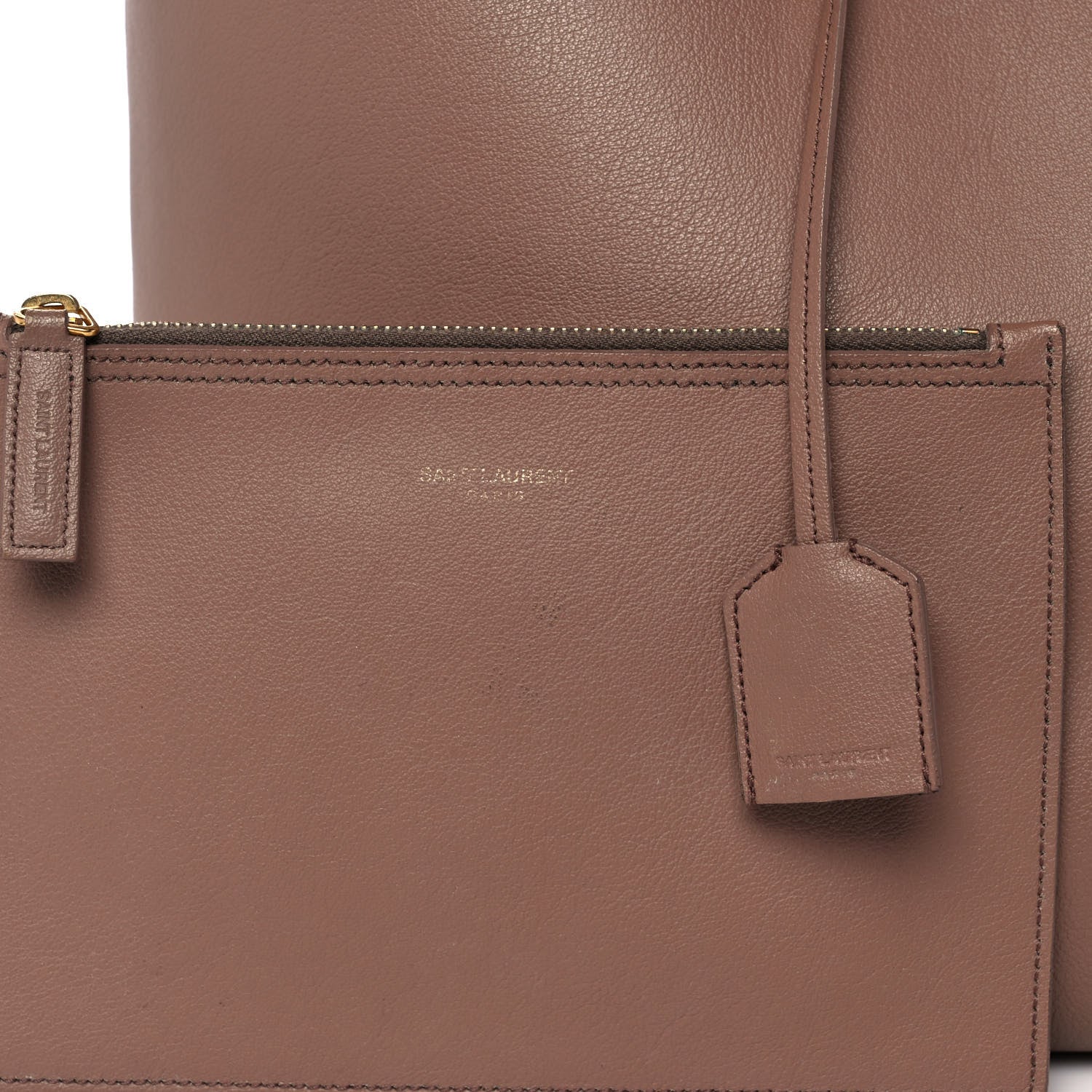 Saint Laurent Calfskin Large Shopping Tote Fard 16 of 18