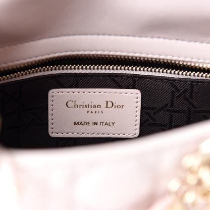 Christian Dior Lambskin Cannage Small Lady Dior Rose Poudre 8 of 11