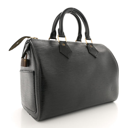 Louis Vuitton Epi Speedy 25 Black 3 of 13