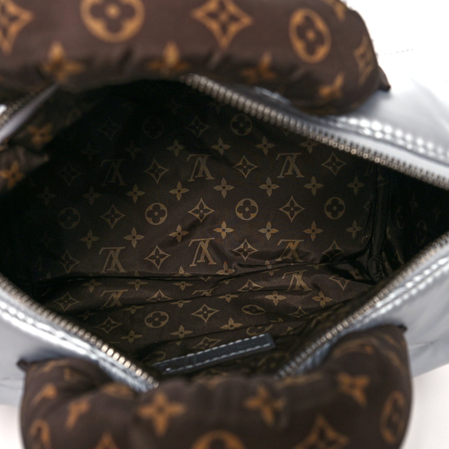 Econyl Mini Monogram Pillow Speedy Bandouliere 25 Silver