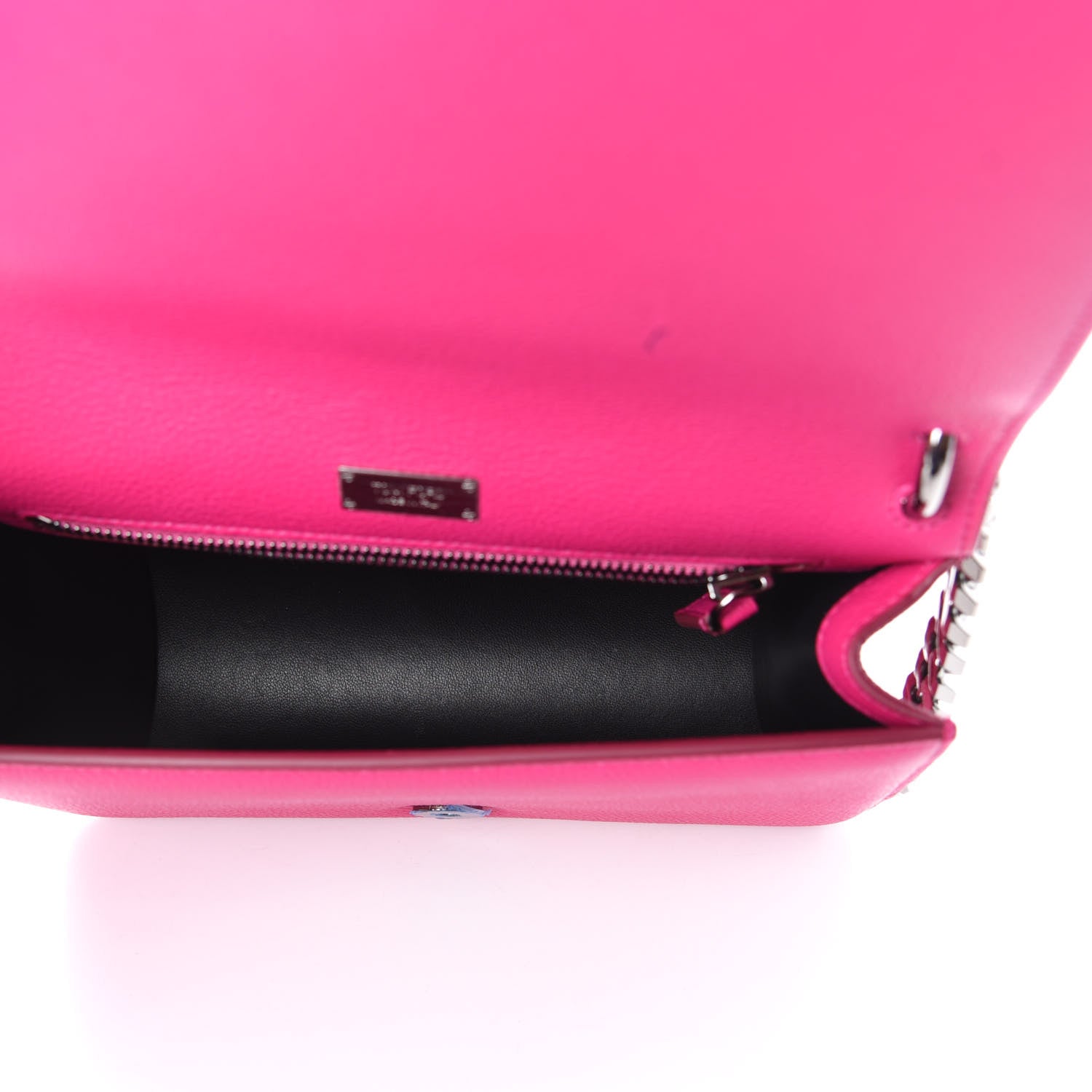 Tom Ford Grained Calfskin Tara Chain Shoulder Bag Pink 6 of 9
