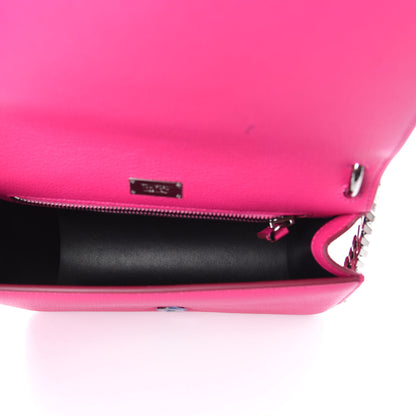 Tom Ford Grained Calfskin Tara Chain Shoulder Bag Pink 6 of 9