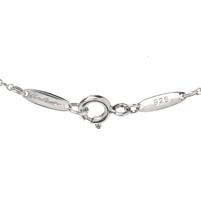 Tiffany Sterling Silver Elsa Peretti Interlocking Ovals Pendant Necklace 3 of 5