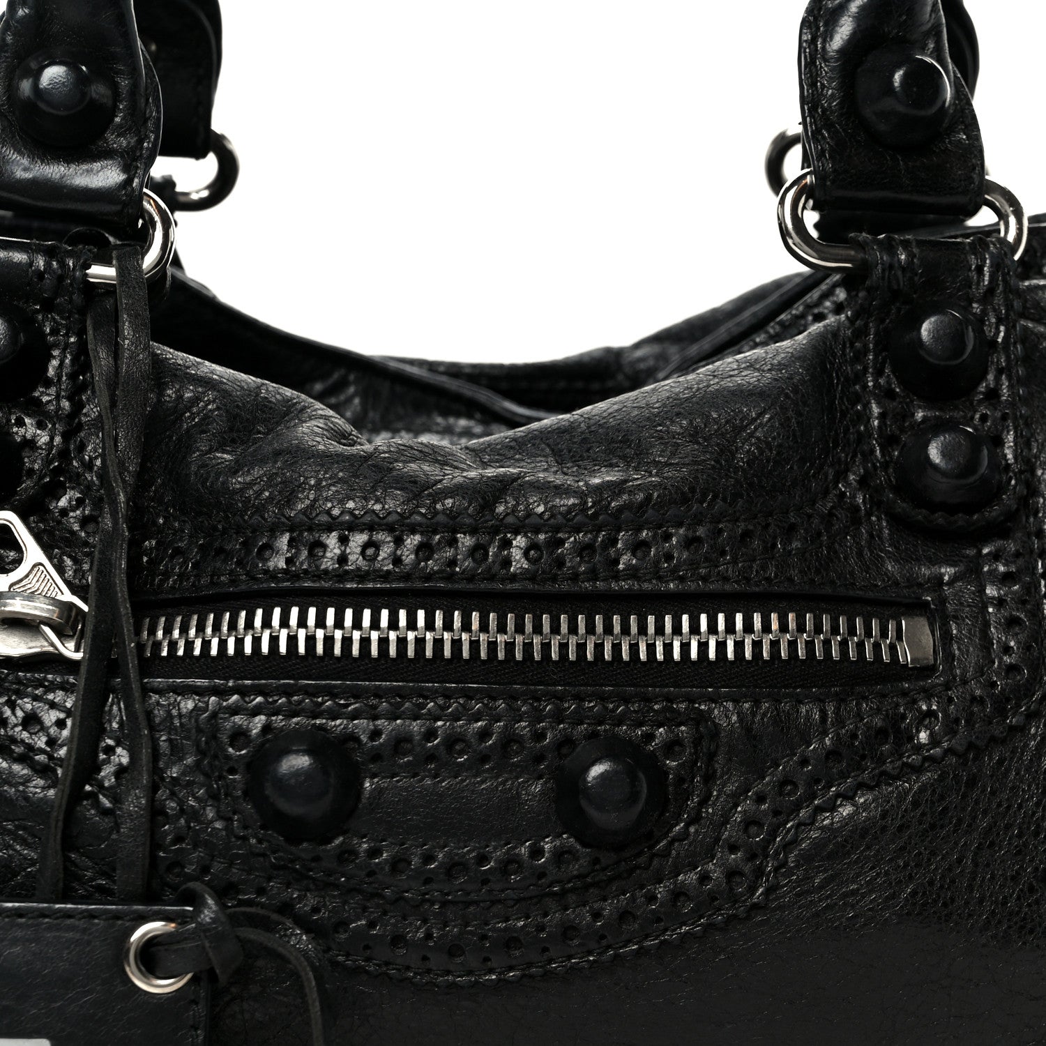 Balenciaga Agneau Giant Brogues Hardware City Black 9 of 11