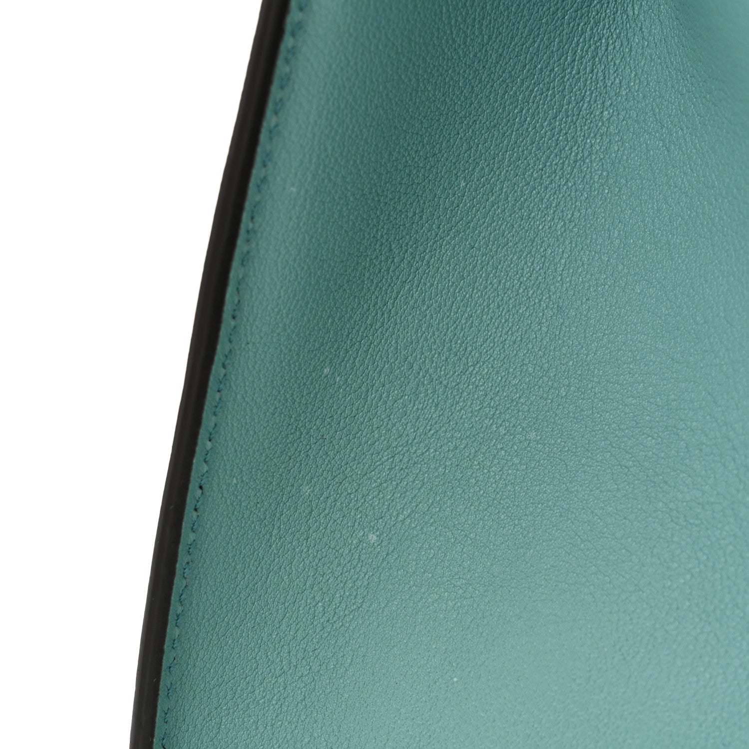 Gucci Textured Dollar Calfskin Web Mini Diana Tote Bag Dusty Azure Deep Orange 11 of 11