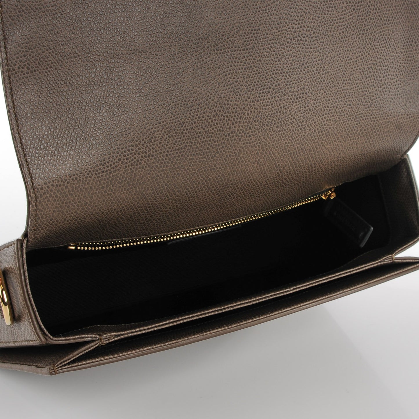 Textured Calfskin Medium Classic Monogram Universite Bag Grey