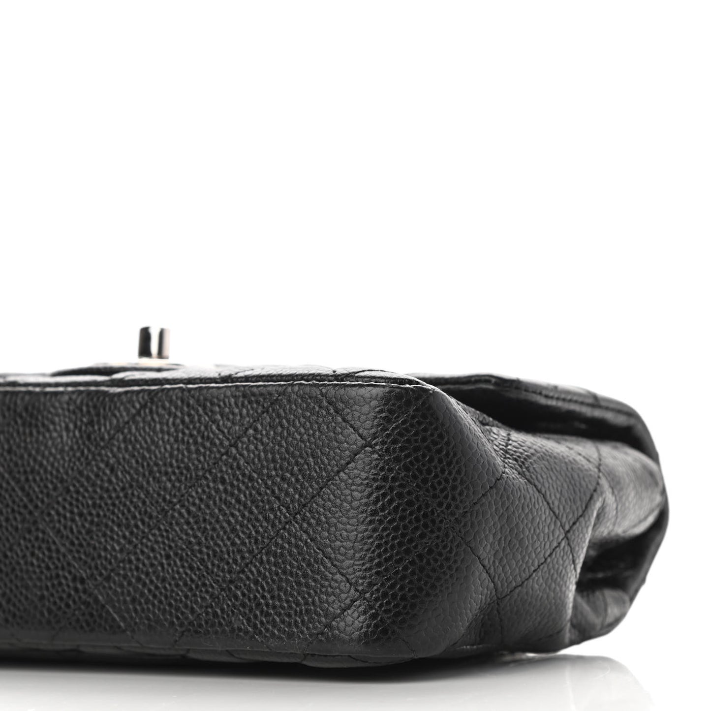 Caviar Quilted Mini Rectangular Flap Black