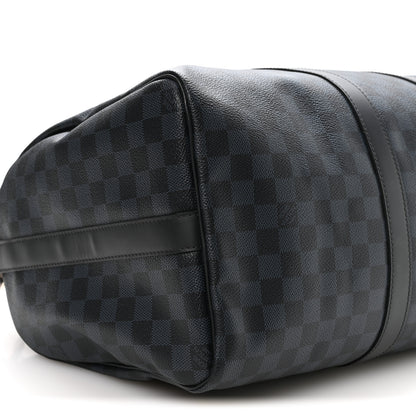 Louis Vuitton Damier Cobalt Keepall Bandouliere 45 8 of 10