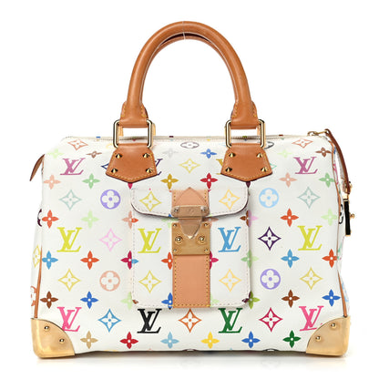 Louis Vuitton Monogram Multicolor Speedy 30 White 1 of 23