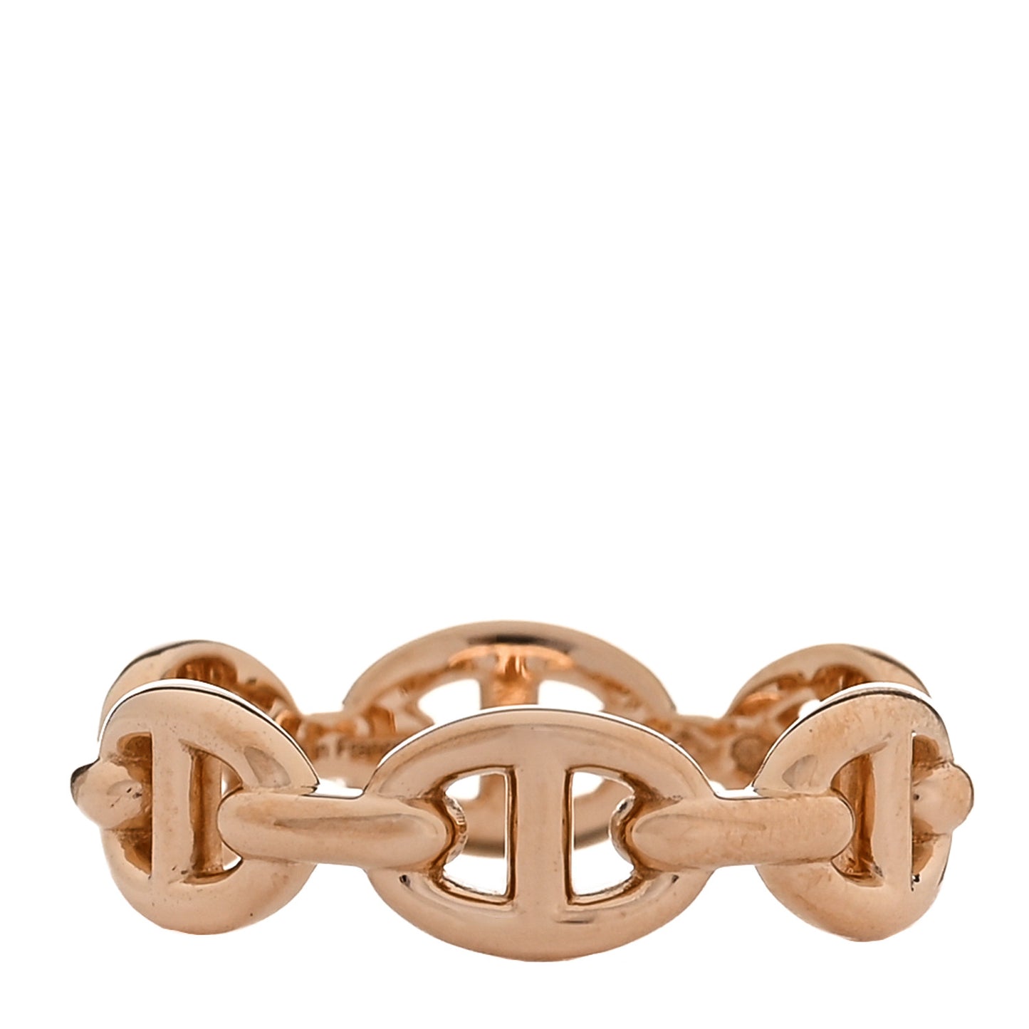 18K Rose Gold PM Chaine d'Ancre Enchainee Ring 52 6