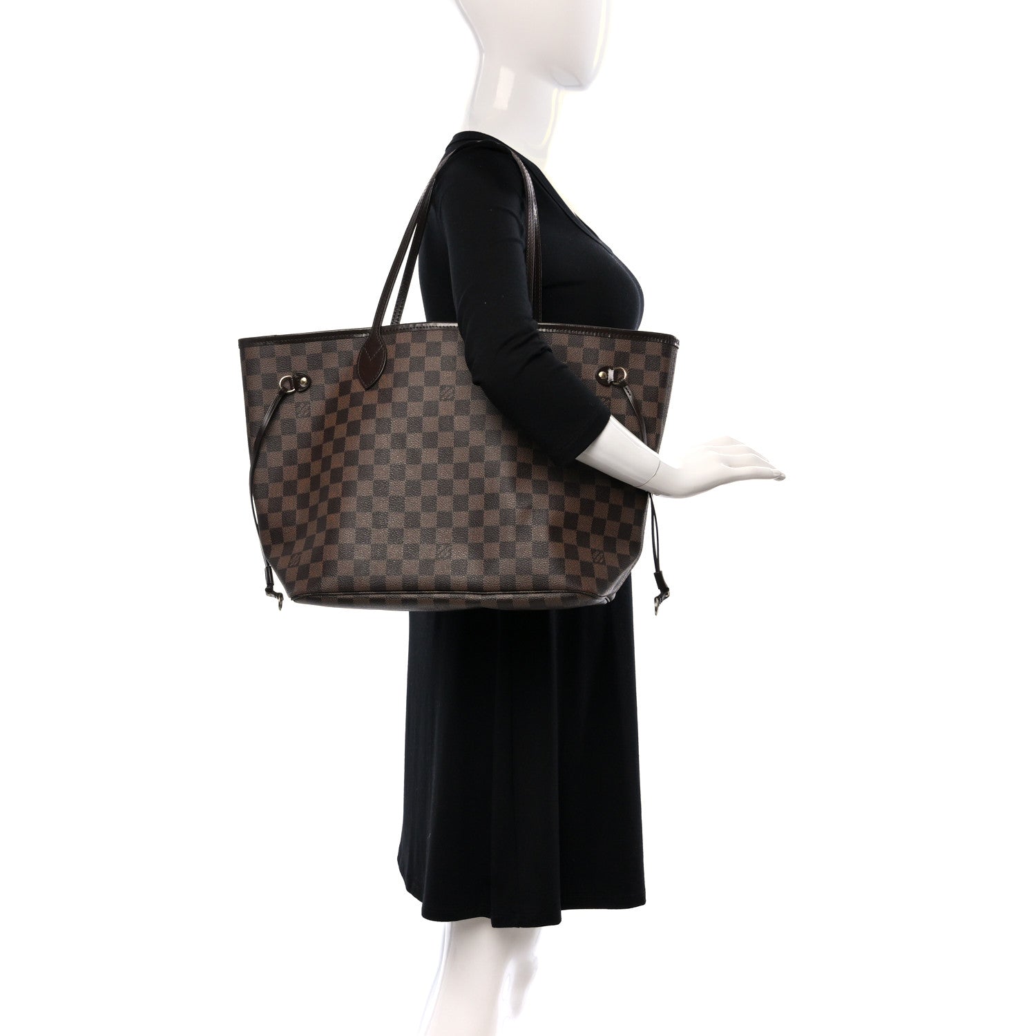 Louis Vuitton Damier Ebene Neverfull MM 2 of 8