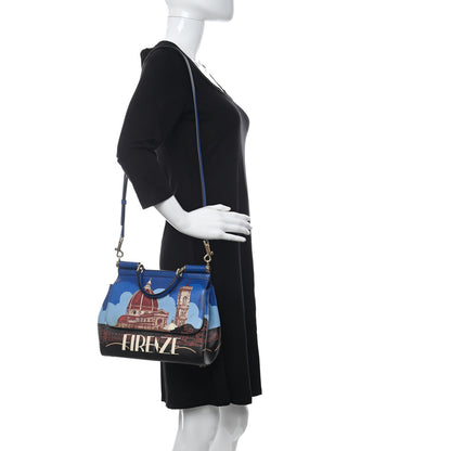 Dolce & Gabbana Dauphine Firenze Printed Medium Miss Sicily Satchel Multicolor 2 of 10