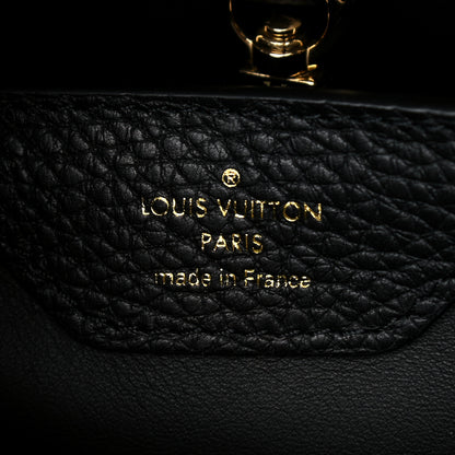 Louis Vuitton Taurillon Capucines Leopard BB Black 6 of 9