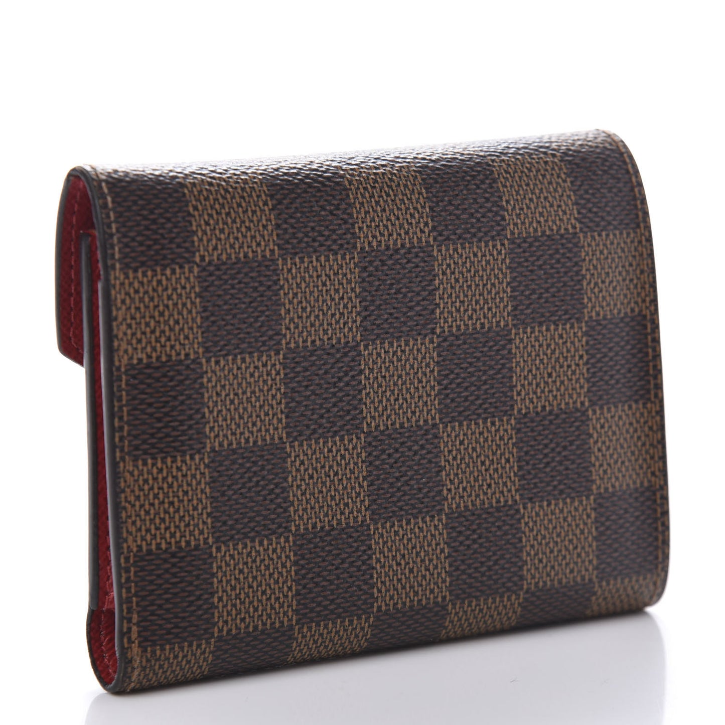 Damier Ebene Victorine Wallet Red