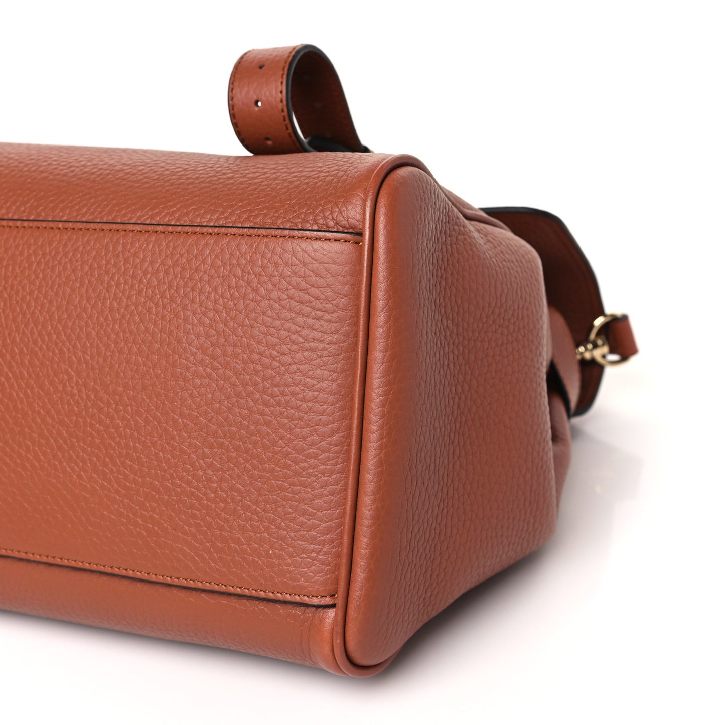 Heavy Grain Oversized Alexa Chestnut