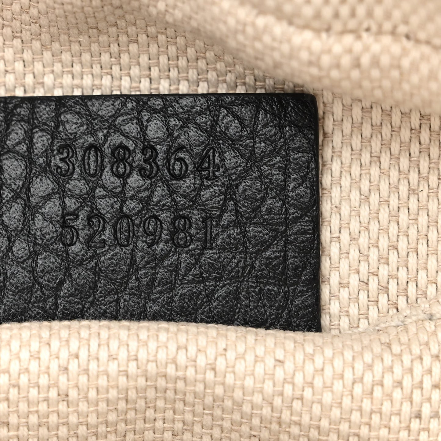 Pebbled Calfskin Small Soho Disco Bag Black