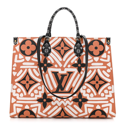 Louis Vuitton Monogram Giant Crafty Onthego GM Crème Caramel 1 of 10