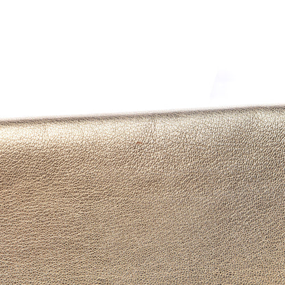 Saint Laurent Metallic Goatskin Small Belle De Jour Clutch Gold 9 of 15