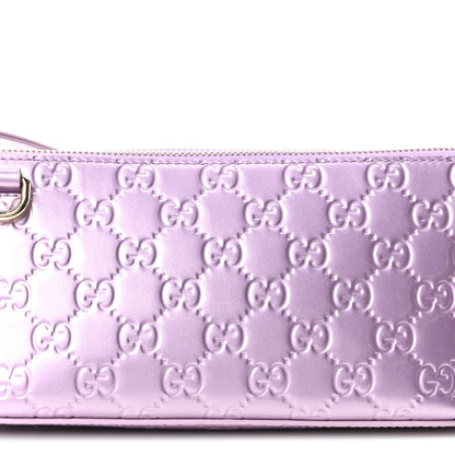 Gucci GG Shine Guccissima Emblem Small Shoulder Bag Purple 8 of 10