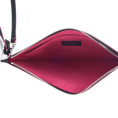 Louis Vuitton Epi Neverfull Pochette MM GM Black Hot Pink 5 of 9