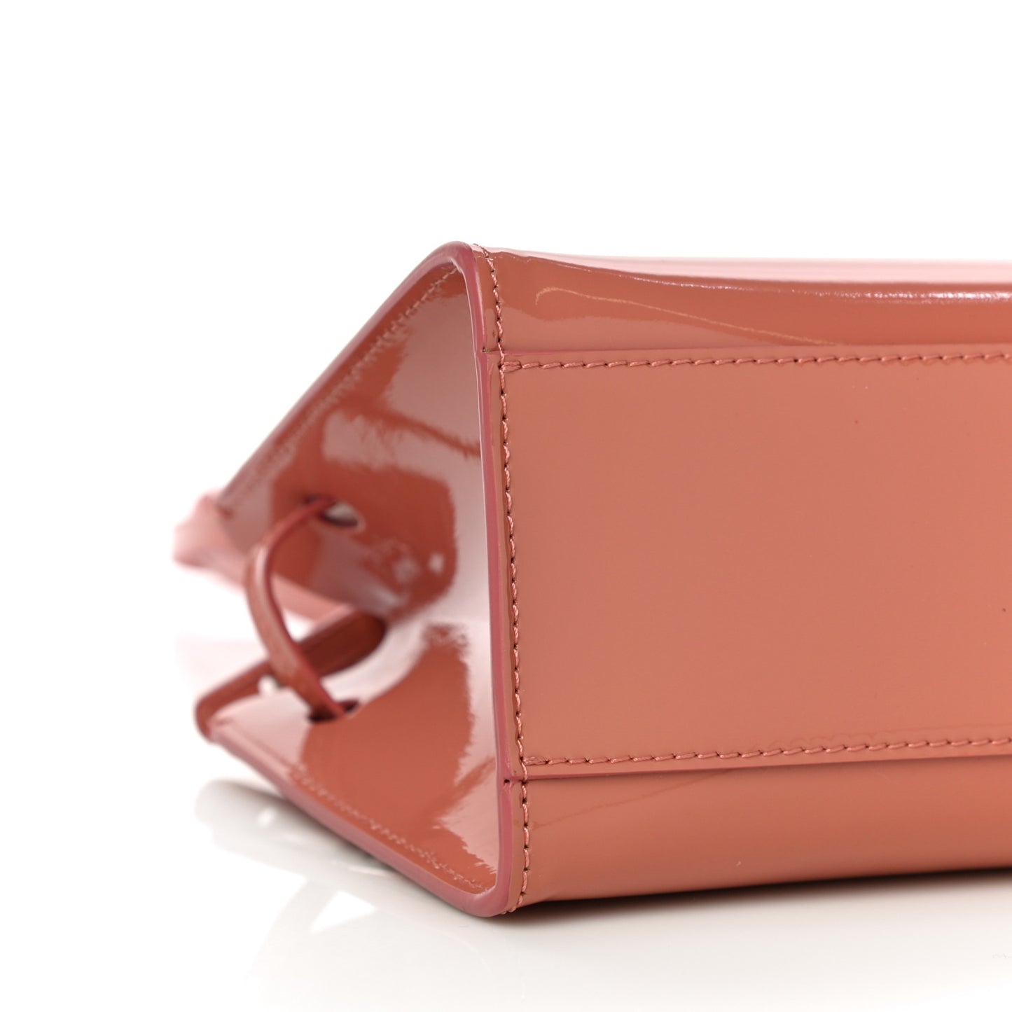 Patent Mini Mini Sun Bag Blush