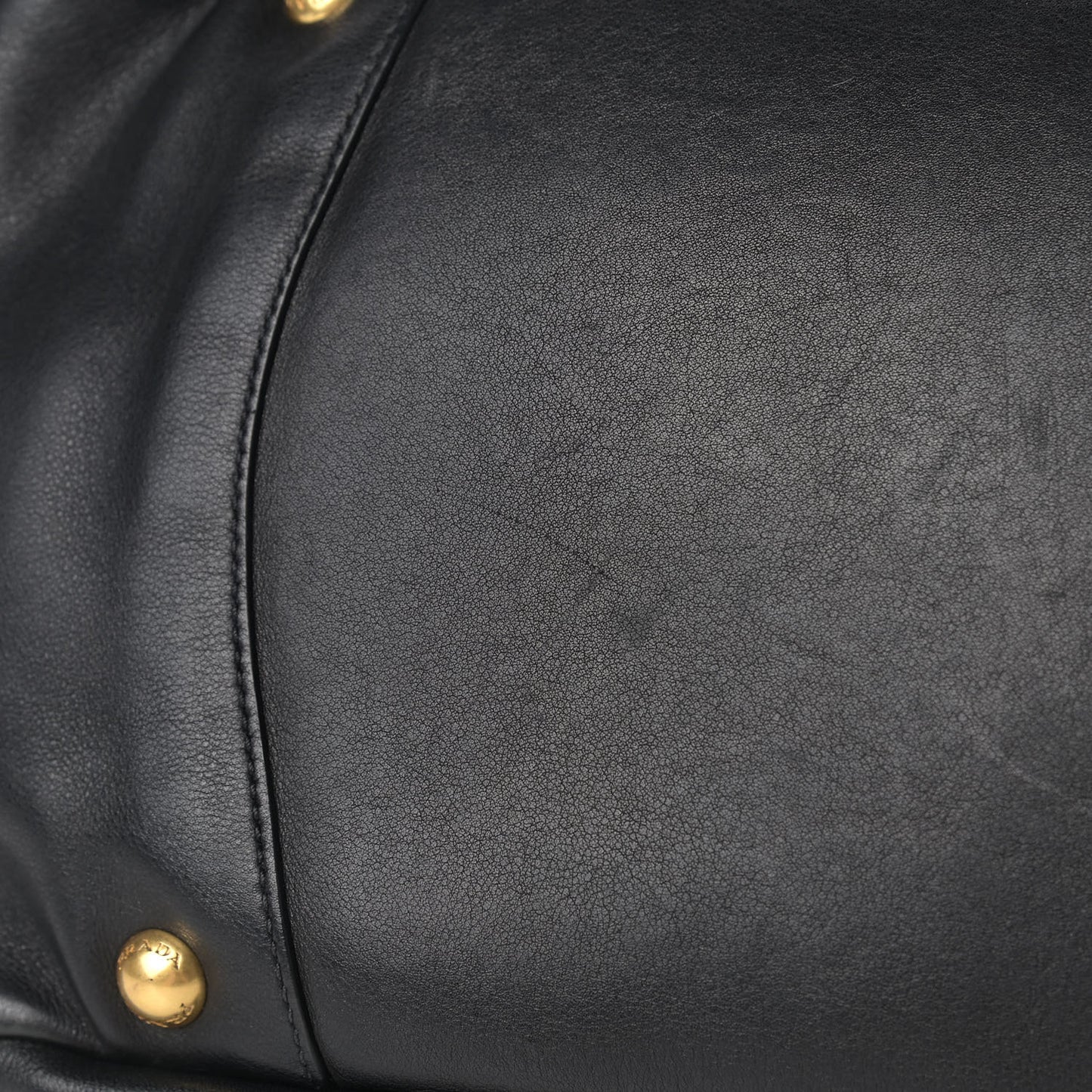 Soft Calf Chain Tote Black
