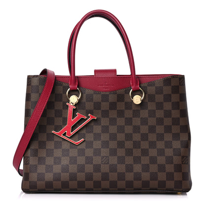 Louis Vuitton Damier Ebene LV Riverside Lie De Vin 1 of 13