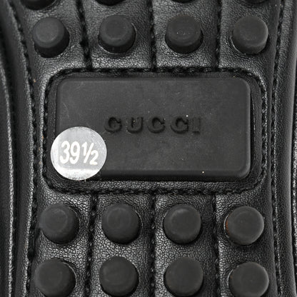 Gucci Calfskin Bayadere Bee Ballerina Flats 39.5 Black 7 of 10