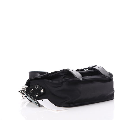 Proenza Schouler Nylon Calfskin PS1 Pouch Messenger Black 4 of 8