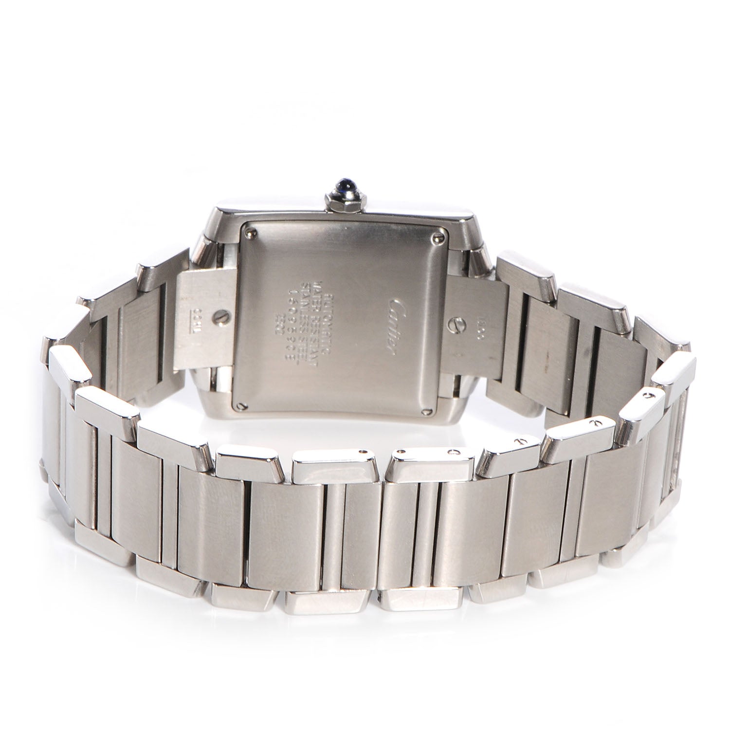 Cartier Stainless Steel 28mm Tank Francaise Automatic Watch 4 of 7