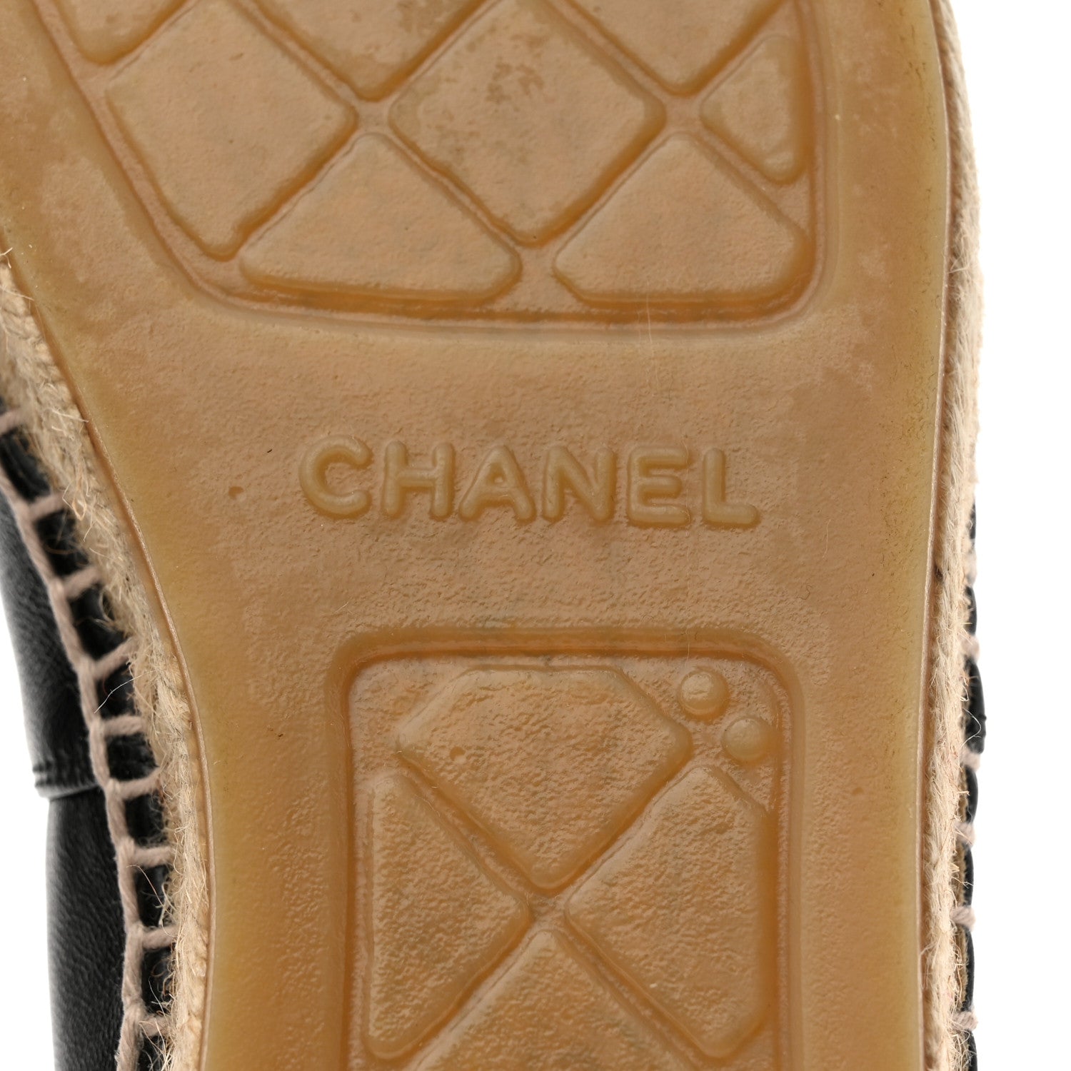 Chanel Lambskin CC Espadrilles 41 Black 8 of 9