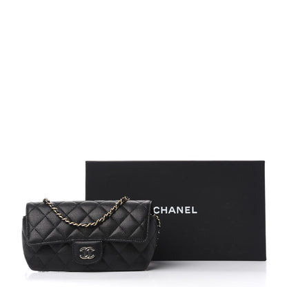 Chanel Caviar Quilted Glasses Case With Chain Black 9 of 9