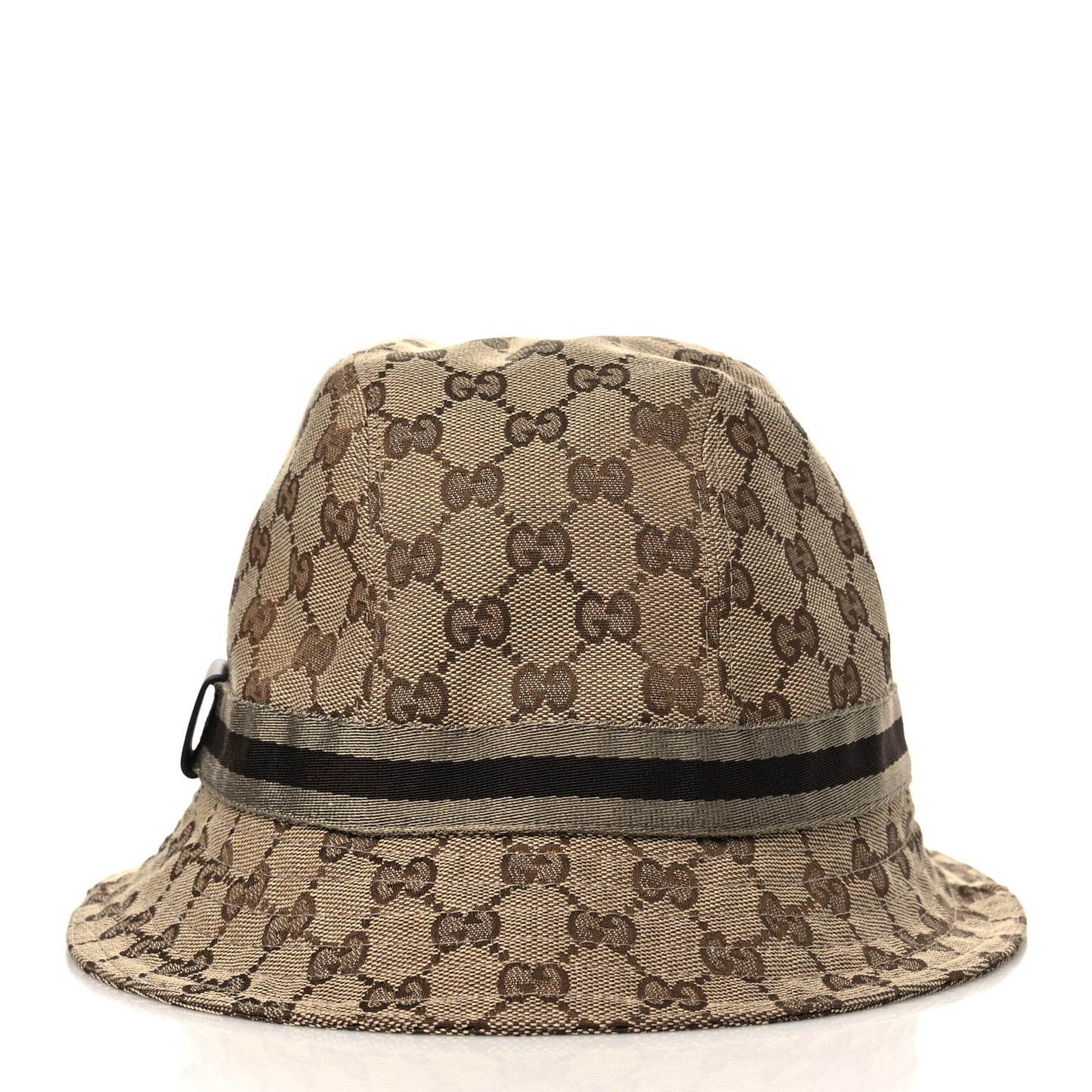 Monogram Web Bucket Hat XL Brown