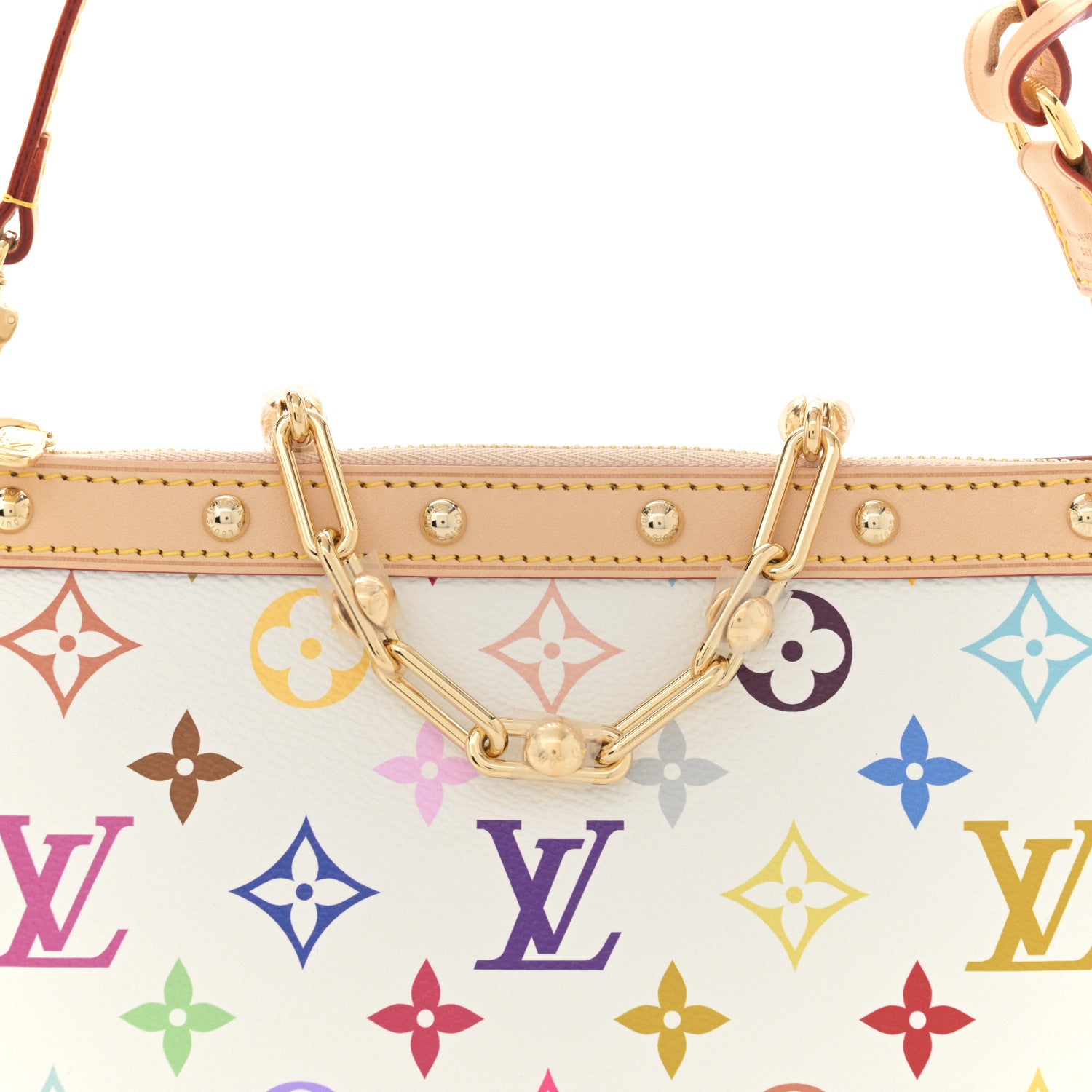 Louis Vuitton LV X TM Monogram Multicolor Pochette Accessories White 8 of 11