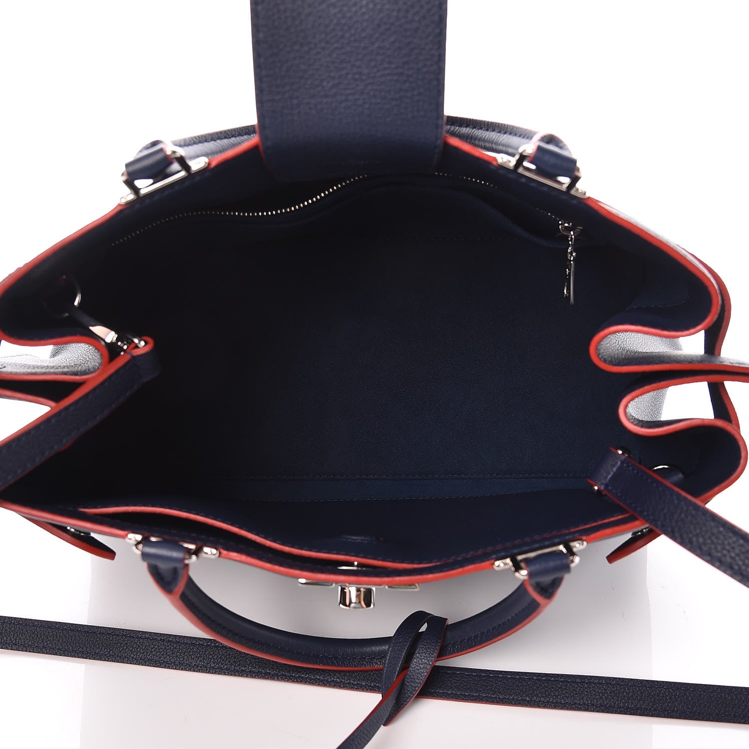 Louis Vuitton Calfskin Lockme Day Marine Rouge 5 of 12